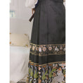 Load image into Gallery viewer, [Shimizu Kei Series] ★Long Skirt★ Limited Quantity Chinese Clothing Pleated Skirt Hanfu Wrap Skirt Rabbit Yoshigumo Black Green Blue
