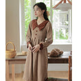 Load image into Gallery viewer, [CHIC Series]★Dress★ Faux Layered Corduroy Retro Ladies S M L XL
