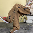 Load image into Gallery viewer, [BIGEMAN Series]★Pants★ 2color Casual Pants Bottoms Unisex Men's Large Size Black Brown
