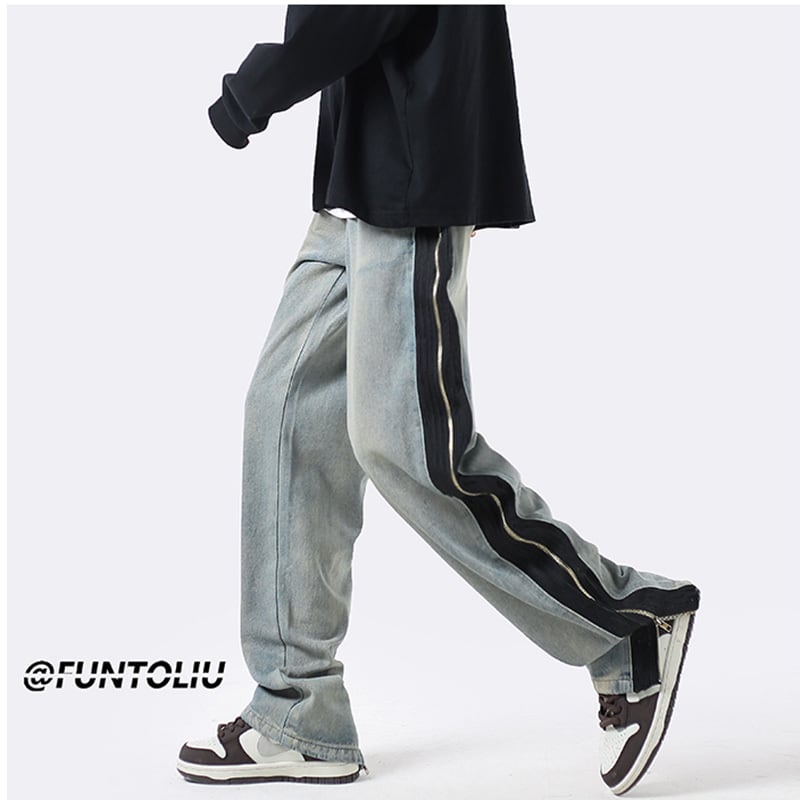 [Series]★Trousers★ Casual pants, denim pants, bottoms, unisex, men's, color scheme ML XL 2XL