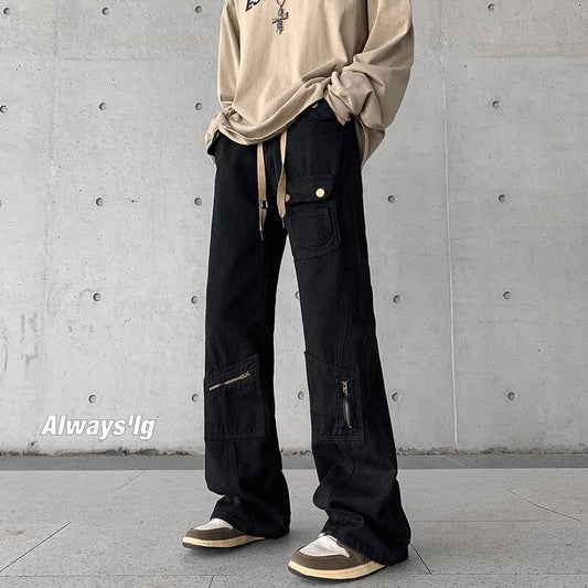 [BIGEMAN Series] ★Casual Pants★ 2color Bottoms Trousers Unisex Men's Stylish Unique Large Size