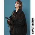 Load image into Gallery viewer, [FKZ Series]★Jacket★ 3color outerwear unisex men's stadium jacket black wine red green
