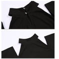 Load image into Gallery viewer, [Kokaisha---Moon Ensemble Series] ★China style top★ T-shirt, sexy, off-the-shoulder, original, easy to match, black
