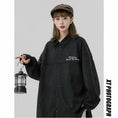 Load image into Gallery viewer, [Fujiiman Series]★Shirt★ 4color Tops Long Sleeve Shirt Unisex Men's Black Gray Pink Red
