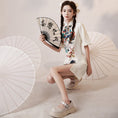 Load image into Gallery viewer, [YUEQIAO Series]★China Dress★ 4color Short Length Chinese Style Dress Crane Chinese Clothes Switching Cute
