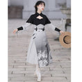 Load image into Gallery viewer, [Kaede bamboo --- Seinenyu series] ★Chinese style dress★ Fake layered Chinese clothing cute print retro
