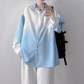 Load image into Gallery viewer, [LANGGUANGHU Series]★Shirt★ Tops 3color gradation Unisex Men's Fashion
