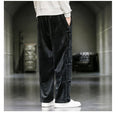 Load image into Gallery viewer, [PINZHI Series]★China style trousers★ 2color black or gray brushed lining casual pants crane thick warm
