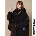 Load image into Gallery viewer, [Suikoishi Series] ★Winter Coat★ Cotton Coat Outerwear 3color Unisex Men's Thick Warm Black Beige Blue
