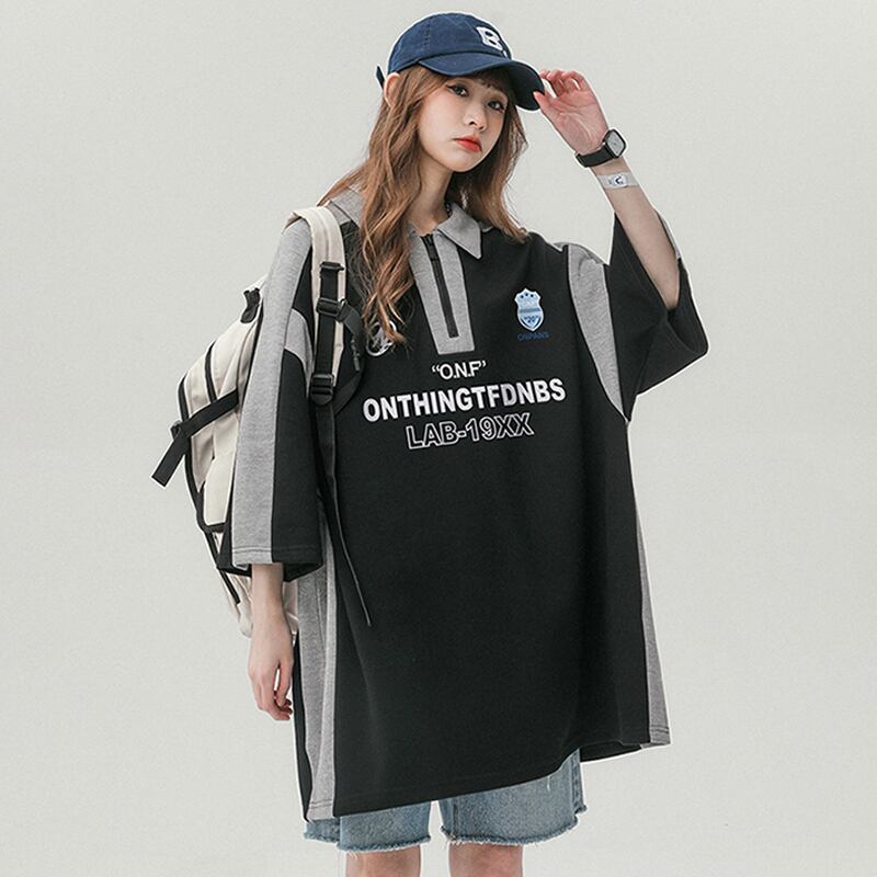 【SENSUシリーズ】★ポロシャツ★ 2color トップス 半袖Tシャツ 春夏 M L XL 2XL 3XL 男女兼用 メンズ アルファベット