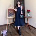 Load image into Gallery viewer, [Dong Xiaojie Series] ★One Piece★ Switching Fake Layered Large Size Temperament Enhancement Commuting Date Summer Clothes
