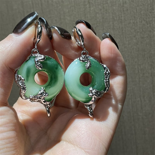 [Myoshoku Kajin Series] ★Chinese style earrings★ Pair of earrings, accessories, cute, Chinese clothes, easy to match, unique