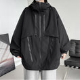 Load image into Gallery viewer, [YOULIN Series]★Jacket★ 3color Unisex Men's Large Size Casual with Hat Black Brown Red
