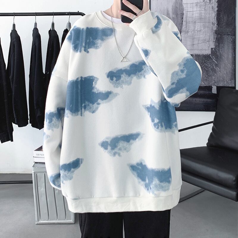 [Tetsusho Series] ★Tops★ 3color Color scheme Unisex Men's Large size SML XL 2XL 3XL White Blue Black