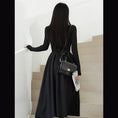 Load image into Gallery viewer, [JIFEI Series] ★Dress★ Switching, Simple, Long Length, Cute, Slimming, Designed, Date, Commuting
