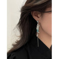 Load image into Gallery viewer, [Sakura Momo Loss Series] ★China style earrings★ Pair of earrings, bamboo accessories, slimming, long length, easy to match
