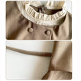 Load image into Gallery viewer, [Shokensho Series] ★One Piece★ Fake Layered Women's Cute Retro Autumn Clothes Coffee Color
