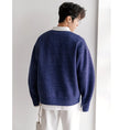 Load image into Gallery viewer, [CHICERRO series]★Sweater★ 2color tops fake layered unisex men's blue green
