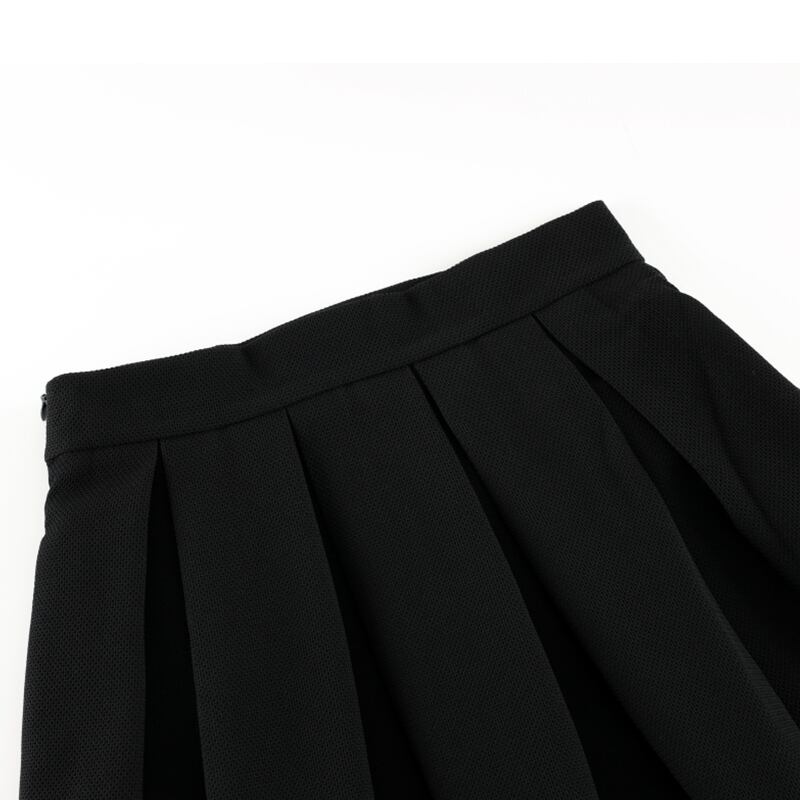 [MOERBEN Series] ★Skirt★ Bottoms High Waist Black Black Simple Date Commuting OL