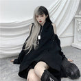 Load image into Gallery viewer, [Miyakoya Series] ★Parker★ Tops Sexy Women's Fashion Easy to Match Black Black Harajuku Style
