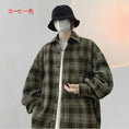 Load image into Gallery viewer, [Dannysdream Series]★Shirt★ 2color Tops Outerwear Unisex Men's Plaid Pattern ML XL 2XL
