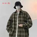 [Dannysdream Series]★Shirt★ 2color Tops Outerwear Unisex Men's Plaid Pattern ML XL 2XL