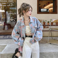 Load image into Gallery viewer, [Home Series]★Denim Jacket★ Floral Tops Outerwear Jacket Women's Short Length
