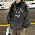 Load image into Gallery viewer, [Tiaota Series]★Parker★ Tops Unisex Men's Large Size Alphabet Black Gray Casual
