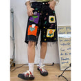 Load image into Gallery viewer, [PMFIVEE Series] ★Shorts★ Denim pants 2color Casual Unisex Men's Black Black Blue Blue
