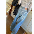 Load image into Gallery viewer, [LIANGLIANG Series] ★Denim pants★ Bottoms, pants, ladies, stylish, slimming, easy to match, blue
