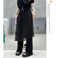 Load image into Gallery viewer, [YIDAO Series] ★Casual Pants★ Switching Chinese Clothes Black Black Skirt + Trousers Integrated Slimming Wear
