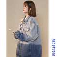 Load image into Gallery viewer, [FKZ Series]★Jacket★ 3color outer denim jacket unisex men's retro casual
