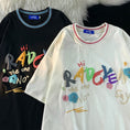 Gallery viewerに画像を読み込む, 【逃離地球シリーズ】★Tシャツ★ 2color トップス コットン 男女兼用 メンズ S M L XL 彩 アルファベット
