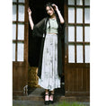 Load image into Gallery viewer, [Kokaisha --- Frost Series] ★Chinese style skirt★ Bottoms Ink pattern High waist Easy to match Chinese clothes
