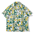 Load image into Gallery viewer, [TRAVEL ISSUANCE Series]★Shirt★ Unisex Print Lemon Fruit Pattern Short Sleeve Tops Summer Cute Loose Green
