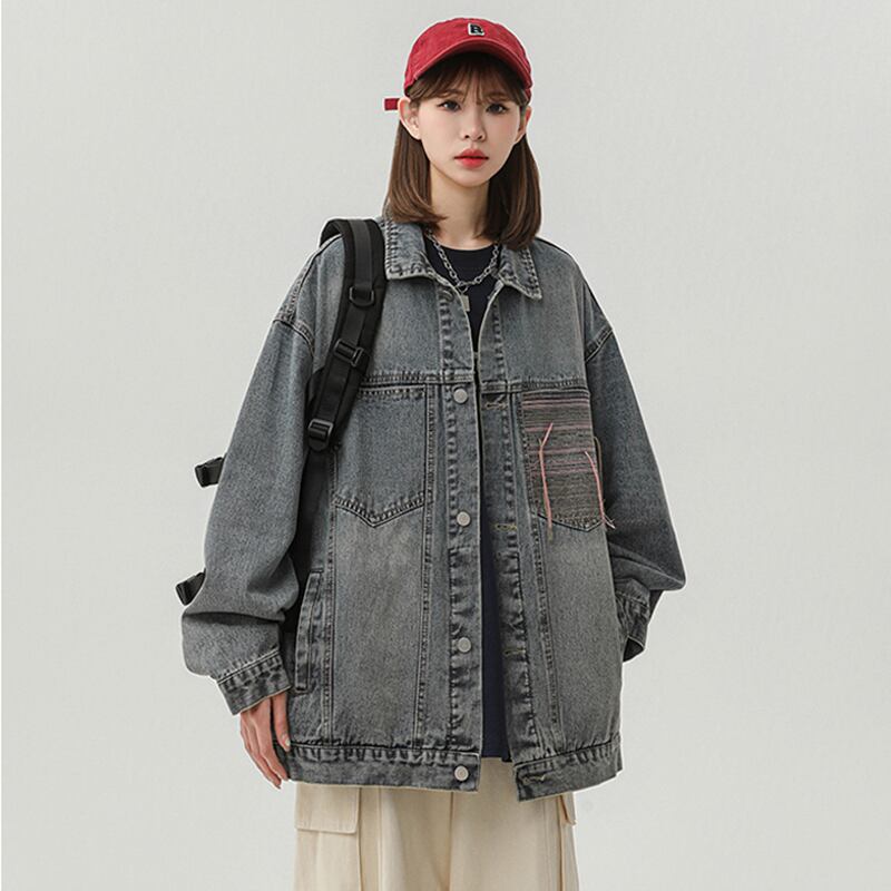 [SENSU Series]★Jacket★ Outerwear 2color Unisex Men's Spring Clothes Autumn Clothes Stylish Denim Jacket Jeans