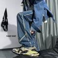 Load image into Gallery viewer, [YOULIN series]★Denim pants★ 2color bottoms pants unisex men's large size blue black
