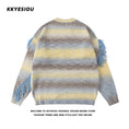 Load image into Gallery viewer, [KKYESIOU Series] ★Sweater★ 3color Tops Unisex Men's Color scheme Yellow Gray Green
