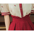 Load image into Gallery viewer, [Jinkyoku Series]★Skirt★ Bottoms Spring/Summer Long Skirt Ladies Retro Red Red SML
