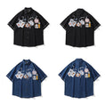 Load image into Gallery viewer, [XIAOGUWAN Series]★Shirt★ Tops 2color Embroidery Unisex Men's Playing Cards Funny Black Blue
