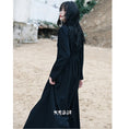 Load image into Gallery viewer, [Da Qinglong Shu Series] ★Chinese style dress★ Long length Chinese clothing Original Black Black Improves your temperament
