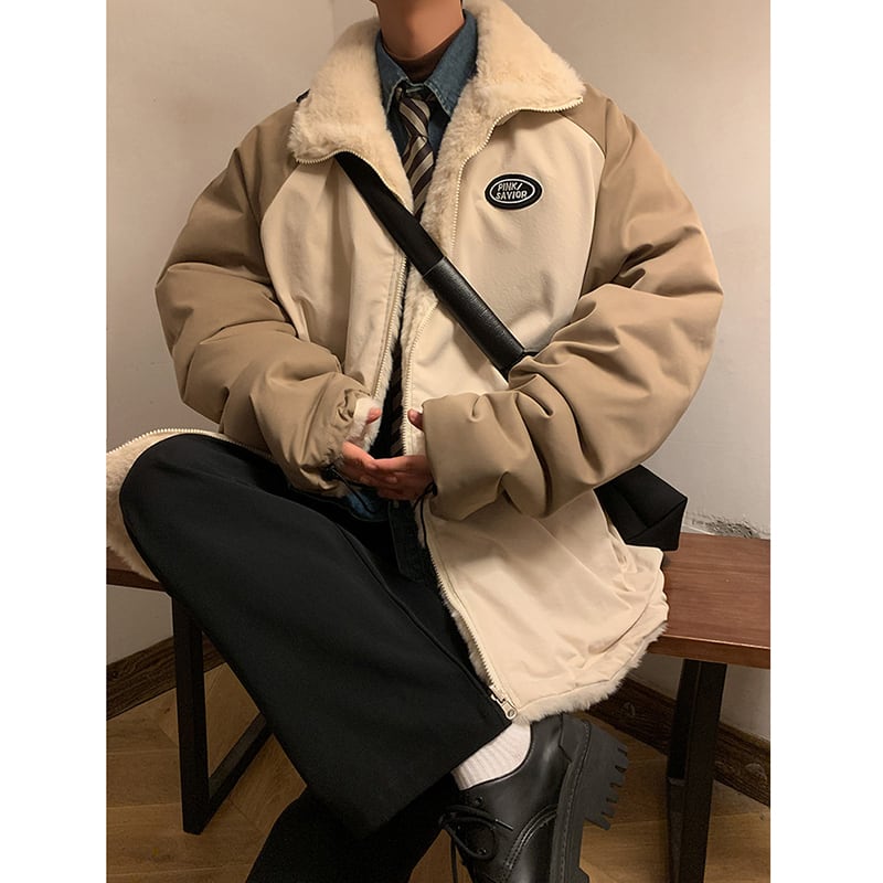 [KADISHOU series] ★Cotton coat★ 2color Clothes that can be worn on both sides Outerwear Winter coat Unisex Men's Large size