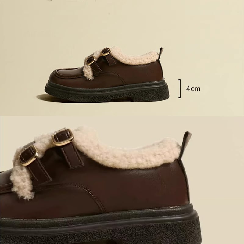 [LONGLING series]★Shoes★ 3color Heel 4cm Size 35-40 Shoes for winter Brown Black Beige