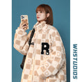 Load image into Gallery viewer, [Suikoishi Series] ★Winter Coat★ Cotton Coat Outerwear 3color Unisex Men's Checkered Pattern Loose
