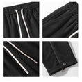 Load image into Gallery viewer, [BIGEMAN Series]★Casual Pants★ 2color Bottoms Trousers Unisex Men's Suede Black Coffee Color
