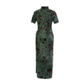 Load image into Gallery viewer, [Da Qinglong Shu Series]★China style dress★ Improved Chinese dress Sexy Velvet Long Length Original Photography Green Green Summer
