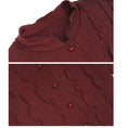 Load image into Gallery viewer, [Big Blue Dragon Series] ★China style tops★ Shirt, irregular, slimming, easy to match, wine red, red
