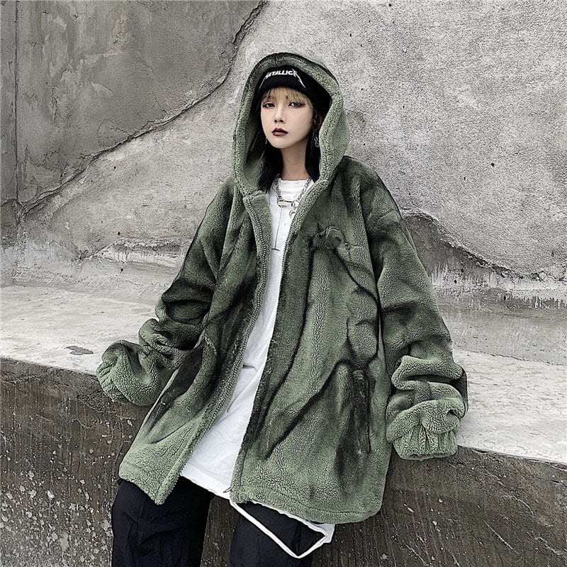 [Style Series]★Winter Coat★ 2color Cute Unisex Men's Hooded Oversized Cool