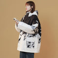 Load image into Gallery viewer, [Mengba Series] ★Winter Coat★ 2color Thick Warm Snowy Mountain Unisex Men's Casual Black White
