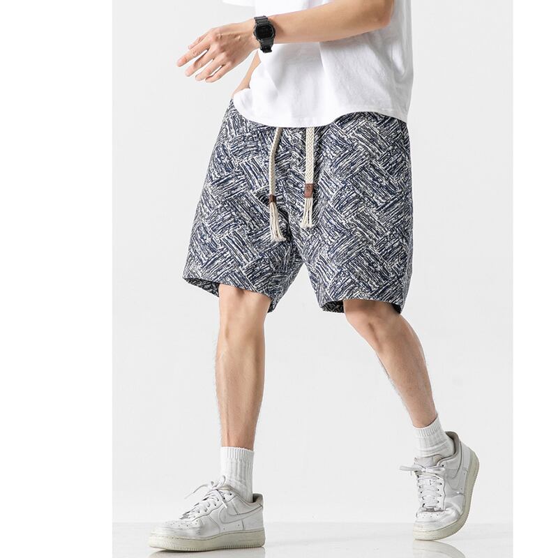 [Satoru Series] ★Shorts★ 4color Floral Pattern Bottoms Short Length Pants Unisex Men's Easy to Match